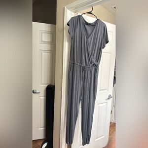 Grey Nursing Jumpsuit